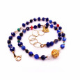Naszyjnik Choker z Lapis Lazuli BIZANCJUM